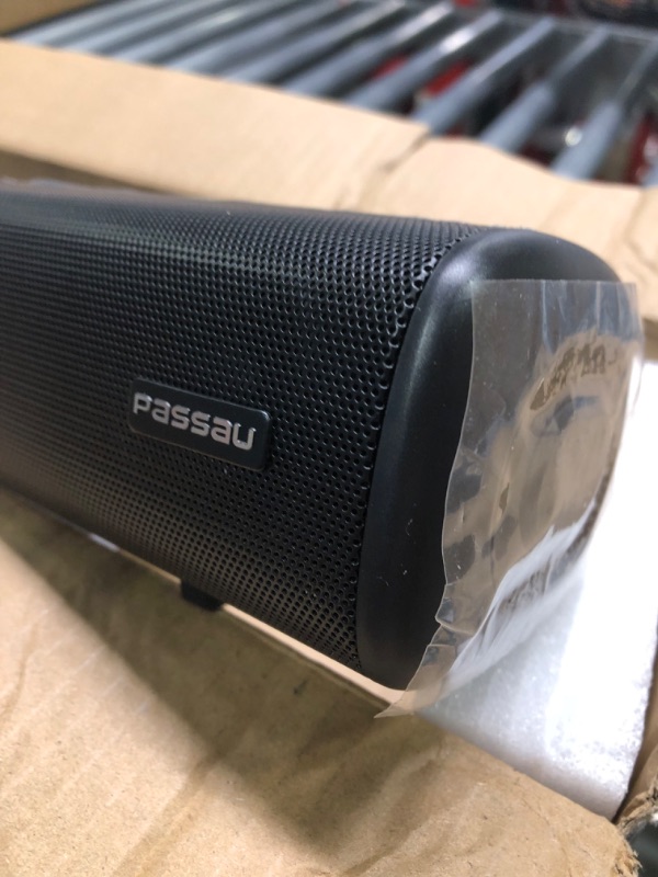 Photo 1 of Passau Sound Bars for TV Speaker with Full-Range Divers, Bass/Treble Adjustable, Bluetooth 5.1, USB, AUX Inputs, 5 EQ TV Soundbar for Projector PC Home Theater