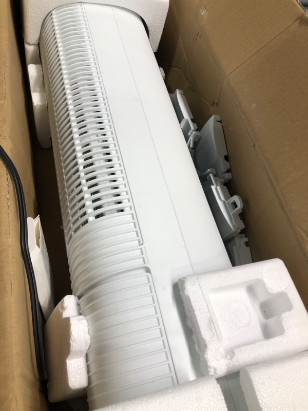 Photo 2 of Dreo Cooling Fans That Blow Cold Air, 40" Evaporative Air Cooler, 2023 Upgrade Tower Fan for Bedroom with 80° Oscillating, Ice Packs, Remote Control, 3 Modes 4-Speed Quiet Floor Fan Home/Office Cream White