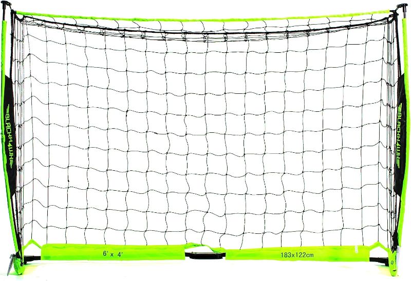 Photo 1 of Franklin Sports Blackhawk Deluxe Flexpro Portable Soccer Goal - Green, 6' x 4'