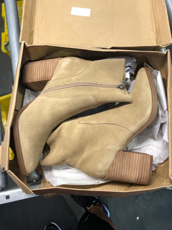 Photo 4 of Steve Madden Women's Calabria Ankle Boot 8 Sand Suede