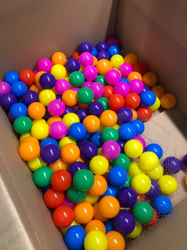 Photo 2 of 50-100 Pack Balls for Ball Tent, BPA Free Colorful Plastic Balls