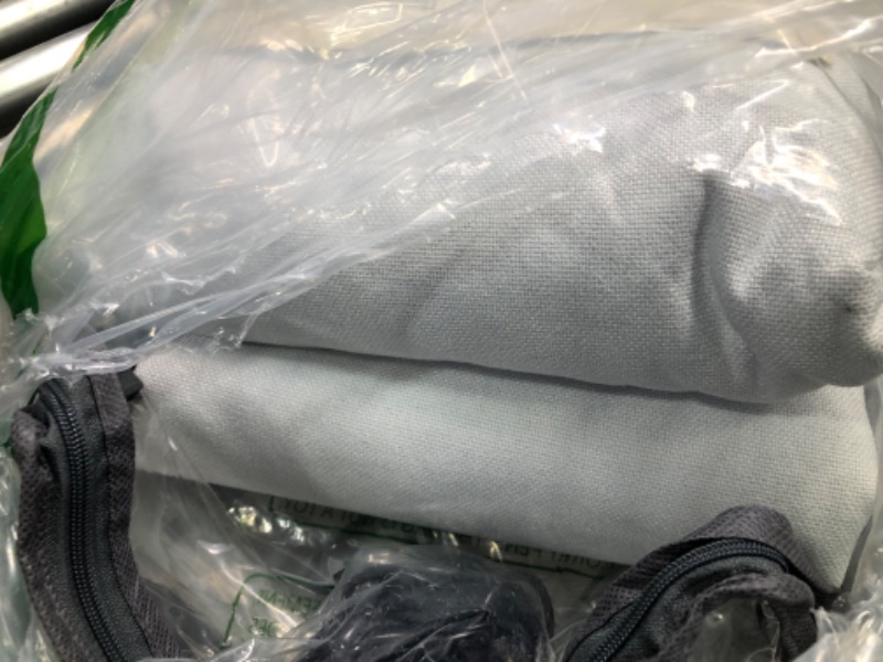Photo 1 of 100% Blackout Shield Linen Blackout Curtains 108 Inch Long 2 Panels Set, Clip Rings/Rod Pocket Blackout Curtains, Black Out Curtains & Drapes for Bedroom, 50 inches Wide Each Panel, Oyster White Oyster White 50''W x 108''L