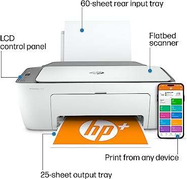 Photo 1 of HP DeskJet 2755e Wireless Color All-in-One Printer