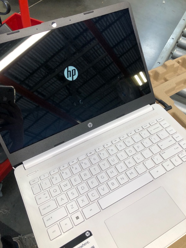 Photo 2 of Newest HP 14" HD Laptop, Windows 11, Intel Celeron Dual-Core Processor Up to 2.60GHz, 4GB RAM, 64GB SSD, Webcam(Renewed) 4GB-64GB