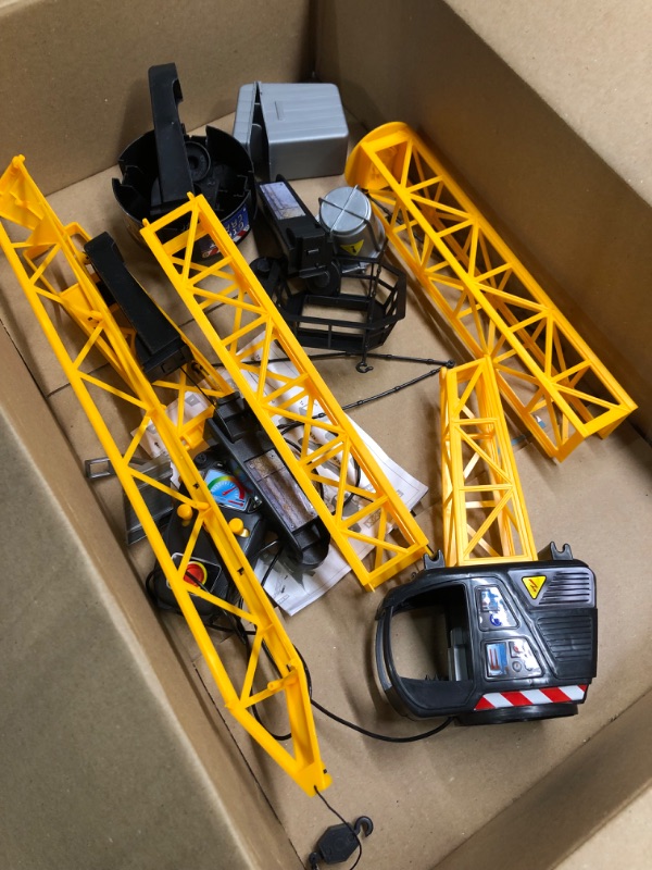 Photo 3 of Dickie Toys 40" Giant Crane Playset , Yellow