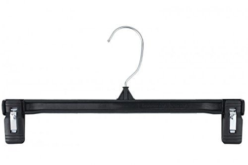 Photo 1 of Plastic Skirt/Slack Hangers, Pinch Grip with Soft Pads, Black 30
