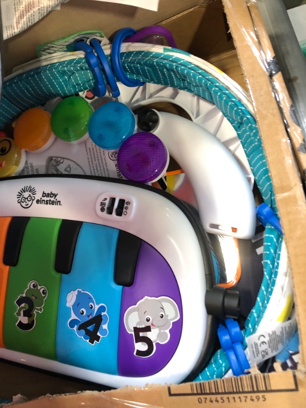 Photo 5 of Baby Einstein 4-in-1 Kickin' Tunes Music and Language Play Gym and Piano Tummy Time Activity Mat