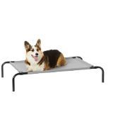 Photo 2 of Amazon Basics Cooling Elevated Pet Bed, XS to XL Sizes Medium Grey Pet Bed