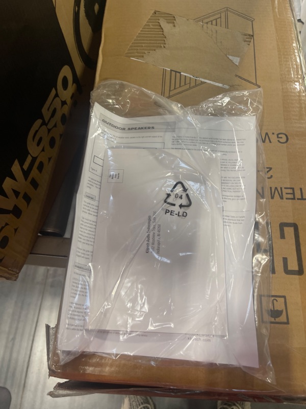 Photo 1 of Klipsch AW-650 Indoor/Outdoor Speaker, White (Pair) - Two-Way All-Weather Loudspeakers - 6.5” IMG Woofer & 1” Titanium Dome Tweeter - UV-Resistant Enclosure White Speaker