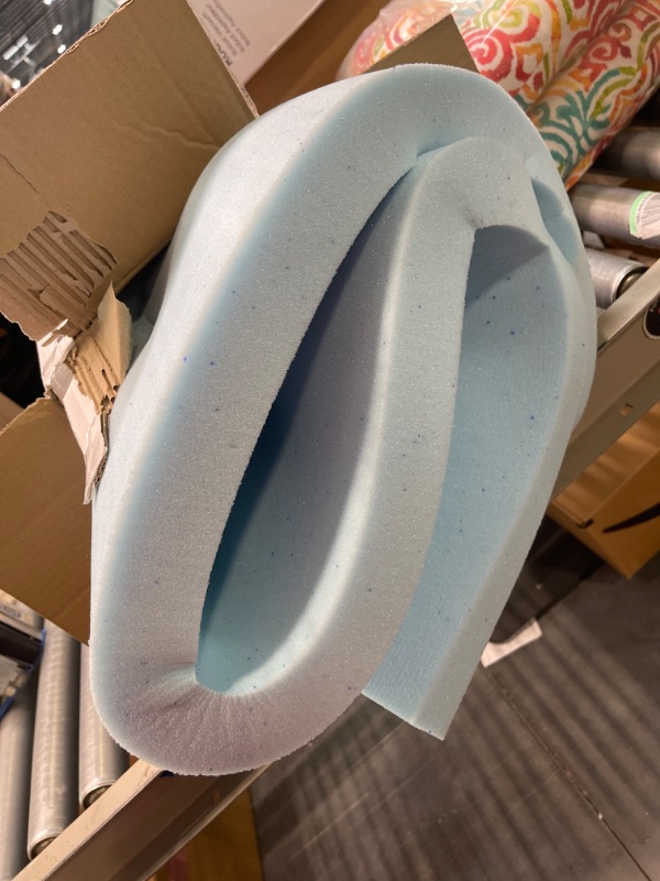 Photo 1 of Linenspa 2 Inch Gel Infused Memory Foam Mattress Topper, Twin & Premium Smooth Fabric Mattress Protector-100% Waterproof-Hypoallergenic-Vinyl Free Protector, Twin, White