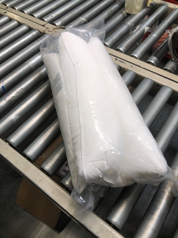 Photo 1 of Amazon Basics Down Alternative Pillows, Soft Density For Stomach and Back Sleepers, Standard,  White, 26 in L x 20 in W Standard Soft Pillow