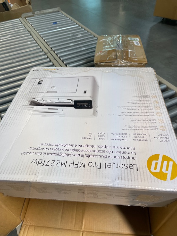 Photo 7 of HP LaserJet Pro MFP M227fdw Wireless Monochrome All-in-One Printer with built-in Ethernet & 2-sided printing, works with Alexa (G3Q75A) White