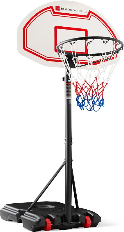 Photo 1 of Best Choice Products Kids Height-Adjustable Basketball Hoop