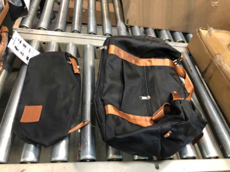 Photo 3 of Coolife Luggage Sets Suitcase Set 3 Piece Luggage Set Carry On Hardside Luggage with TSA Lock Spinner Wheels (Black, 5 piece set) Black 5 piece set
