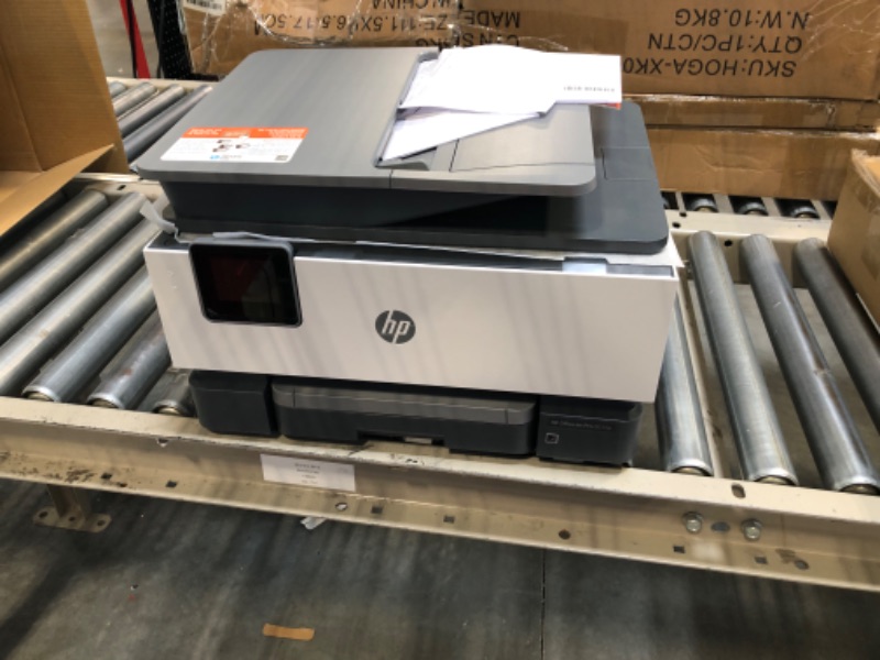 Photo 1 of HP OfficeJet Pro 9015e Wireless Color All-in-One Printer with bonus 6 months Instant ink with HP+ (1G5L3A),Gray