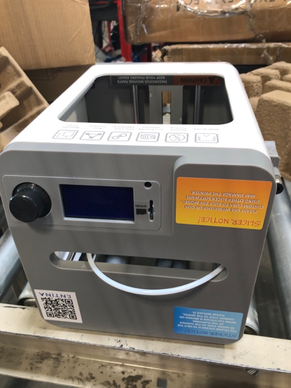 Photo 1 of Entina Mini 3D Printers Tina 2, Fully Assembled and Auto Leveling 3D Printer for Beginners, Removable Magnetic Platform, High Precision Printing with PLA/PLA Pro/TPU, Printing Size 3.9x4.7x3.9 inch MicroSD Card