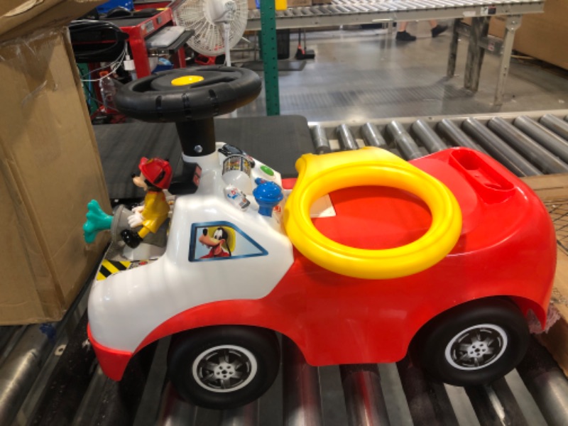 Photo 3 of Disney Mickey Mouse Fire Truck Interactive Ride On