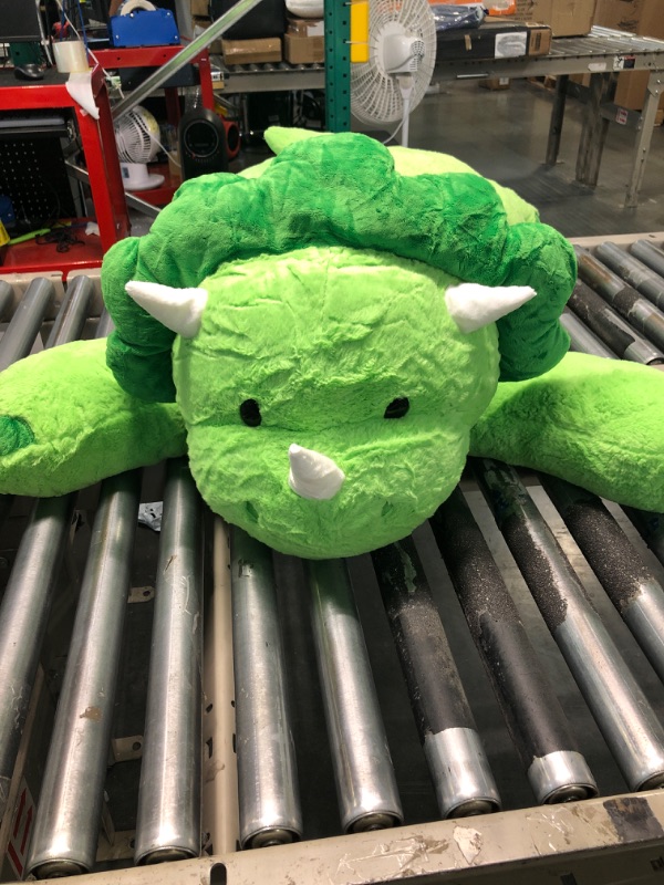 Photo 3 of Animal Adventure | Sqoosh2Poof Giant, Cuddly, Ultra Soft Plush Stuffed Animal with Bonus Interactive Surprise - 44" Dinosaur