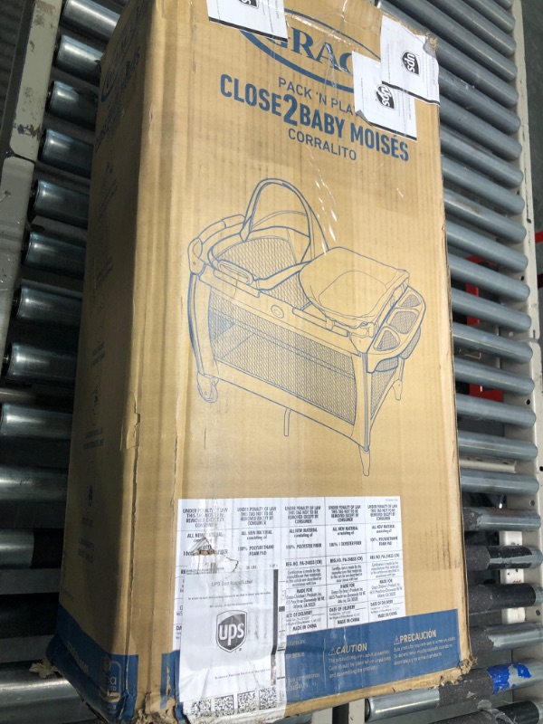 Photo 2 of Graco Pack 'n Play Close2Baby Bassinet Playard Features Portable Bassinet Diaper Changer and More, Derby w/ Removable Bassinet Derby