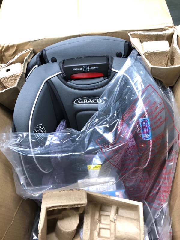 Photo 3 of Graco SlimFit 3 in 1 Car Seat, Slim & Comfy Design Saves Space in Your Back Seat, Annabelle, 1 Count (Pack of 1) SlimFit Annabelle