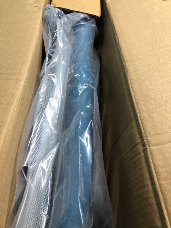 Photo 1 of GoFirst Bedside Bassinet for Baby, Bedside Sleeper with Wheels, Heigt Adjustable, with Mosquito Nets, Large Storage Bag, for Infant/Baby/Newborn BLUE