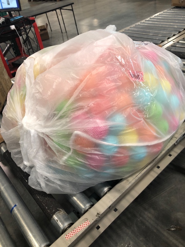 Photo 1 of BalanceFrom 2.3-Inch Phthalate Free BPA Free Non-Toxic Crush Proof Play Balls Pit Balls- 6 Bright Colors in Reusable and Durable Storage Mesh Bag with Zipper 200-Count
