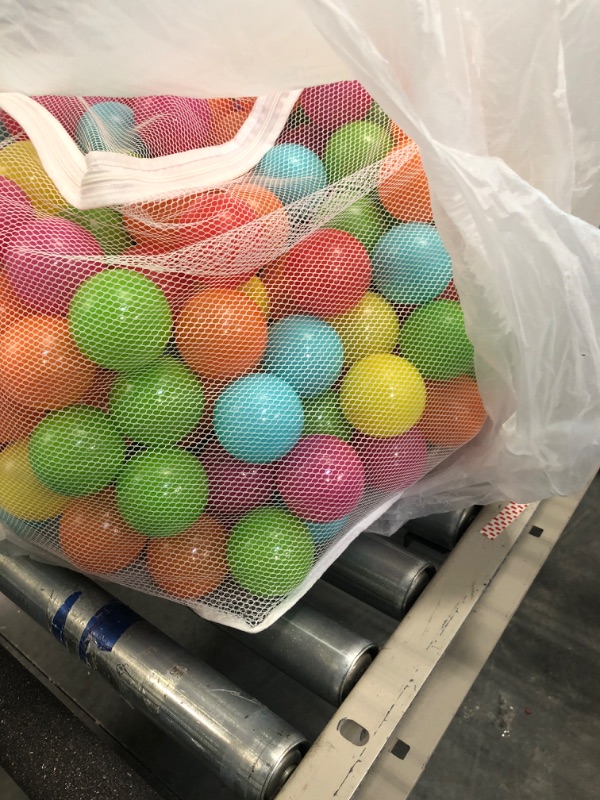 Photo 1 of BalanceFrom 2.3-Inch Phthalate Free BPA Free Non-Toxic Crush Proof Play Balls Pit Balls- 6 Bright Colors in Reusable and Durable Storage Mesh Bag with Zipper 200-Count