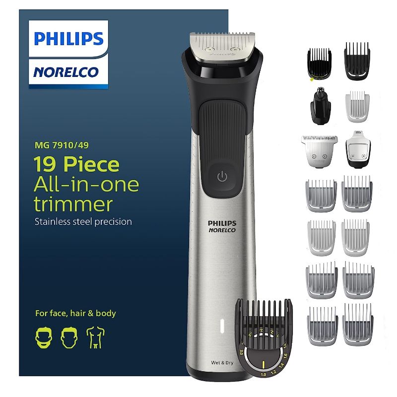 Photo 1 of Philips Norelco Bodygroom Series 7000 Showerproof Body & Manscaping Trimmer & Shaver BG7030/49