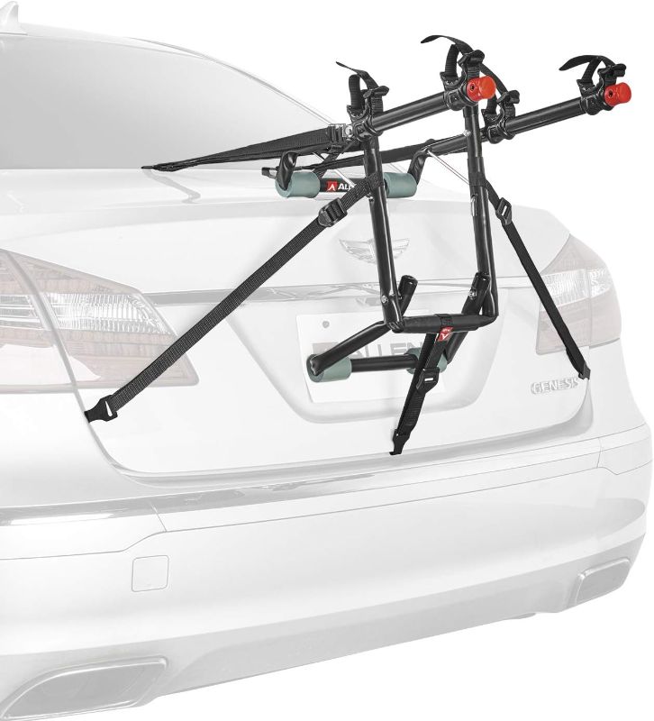 Photo 1 of Allen Sports Deluxe 2-Bike Trunk Mount Rack, Model 102DN-R, Black