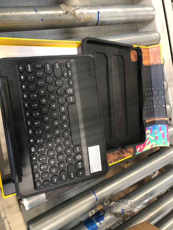 Photo 2 of ZAGG Rugged Book Detachable Case and Magnetic-Hinged Keyboard for iPad 10.9" (air 4th gen) 11 inch (1st & 2nd Gen), Multi-Device Bluetooth Pairing, Backlit Keyboard, Durable