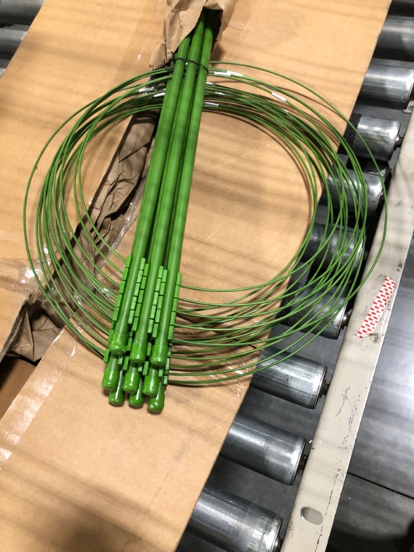 Photo 2 of Adjustable Tomato Cage Plant Support Cages 36 inches Garden Cucumber Trellis?Plant Stake with 4 Adjustable Ring, Support Rings for Vegetables?Flowers?Fruit?Rose Vine Climbing Plants ?4 Pack ?