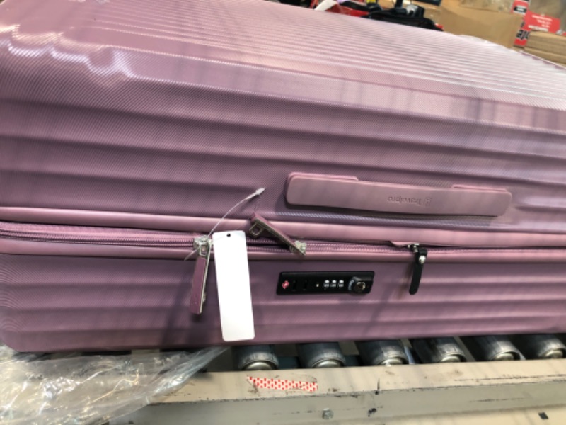 Photo 3 of Travelpro Maxlite Air Hardside Expandable Luggage, 8 Spinner Wheels, Lightweight Hard Shell Polycarbonate, Orchid Pink Purple, Checked-Large 28-Inch Checked-Large 28-Inch Orchid Pink Purple