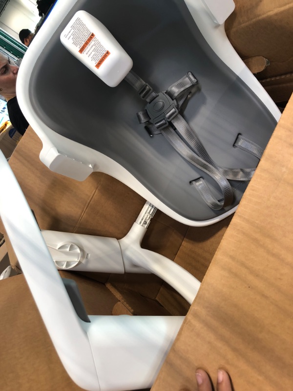 Photo 3 of 4moms Connect High Chair - White/Gray