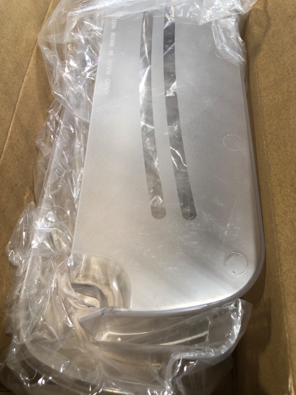 Photo 1 of 240323002 Refrigerator Door Bin Shelf Compatible with Frigidaire or Electrolux, Bottom 2 Shelves on Refrigerator Side, Clear, Double Unit, Replaces PS429725, AP2115742