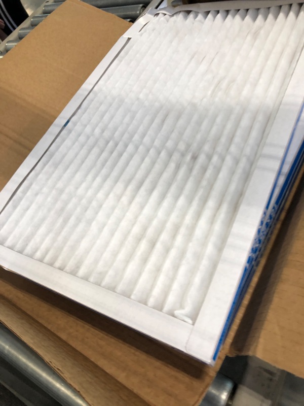 Photo 2 of Aerostar 16x24x1 MERV 11 Pleated Air Filter, AC Furnace Air Filter, 6 Pack (Actual Size: 15 3/4"x23 3/4"x3/4") 16x24x1 Filter