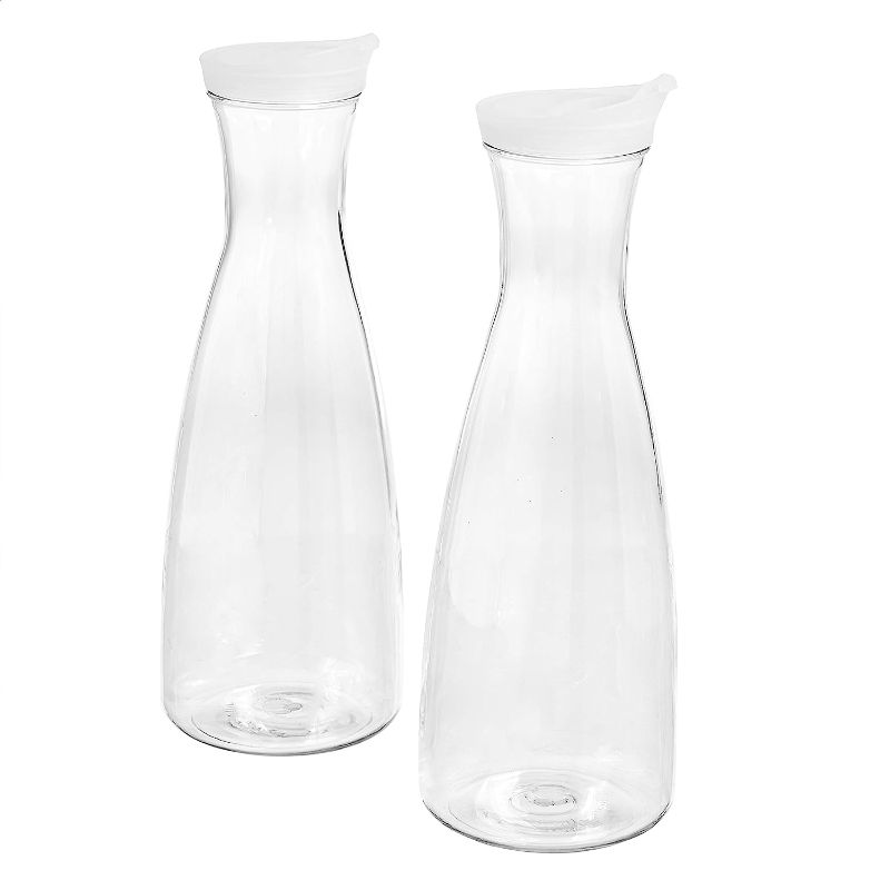 Photo 1 of Amazon Basics 1.6-Quart Tritan Carafe with Lid
