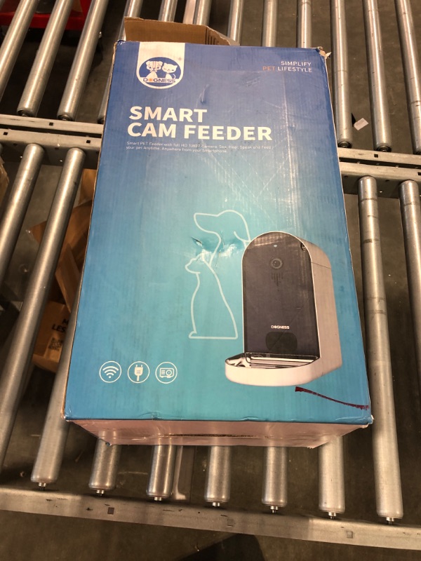 Photo 2 of Aqara Smart Pet Feeder C1 Plus Smart Hub M2 (2.4 GHz Wi-Fi Required), Automatic Feeder for Cats and Dogs, Auto Cat Food Dispenser with Programmable Portion Control, Can be Controlled by Google, Alexa,