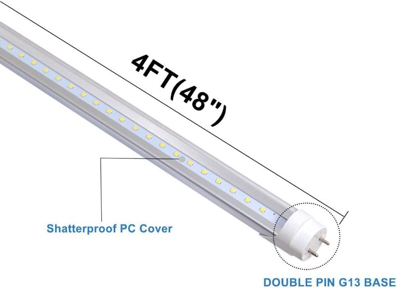 Photo 1 of braun 4ft universal fit led tube 1800 lumens 18 watt shoplight 1 Piece