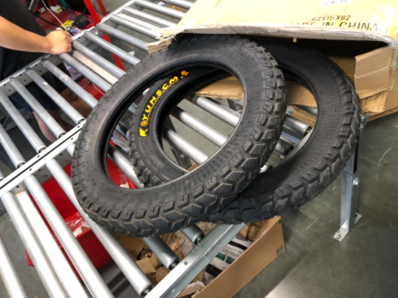 Photo 3 of 2 Sets 20" Heavy Duty E-Bike Fat Tires 20 x 4.0(102-406) and Tubes Compatible with Most 20 x 4.0 Electric Bike/Mountain Bike Tires(Black)