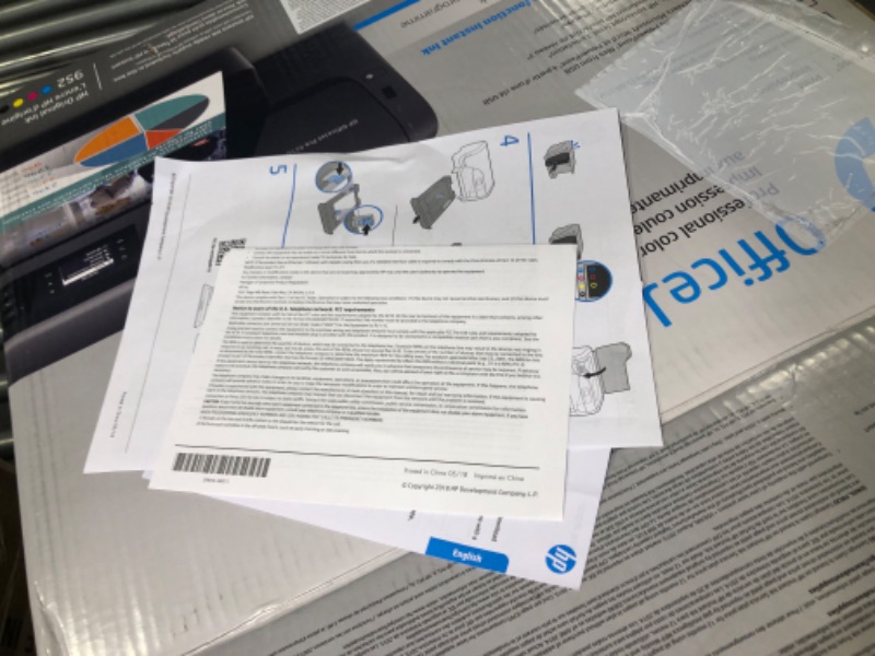 Photo 1 of HP OfficeJet Pro 8210 Wireless Color Printer (D9L64A) with and Instant Ink $5 Prepaid Code Printer + Instant Ink