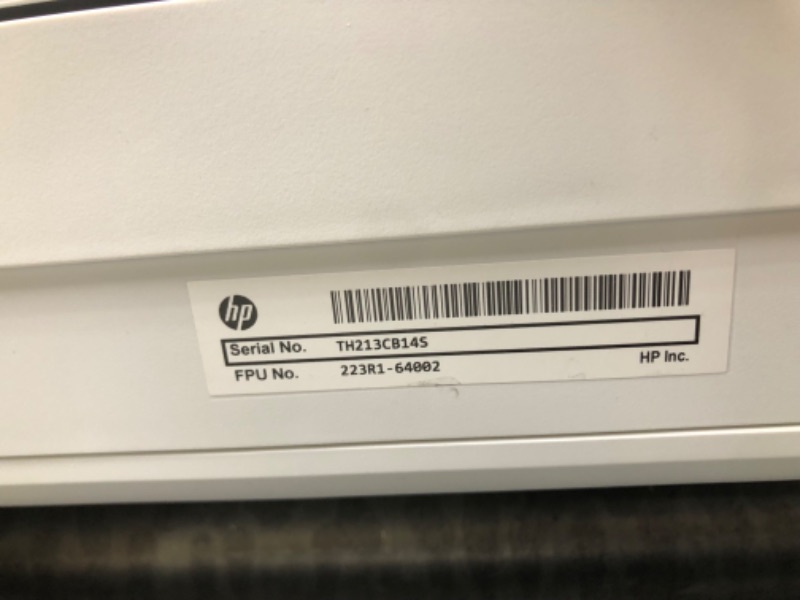 Photo 1 of HP ENVY 6455e Wireless Color All-in-One Printer with 6 Months Free Ink with HP+ (223R1A), white
