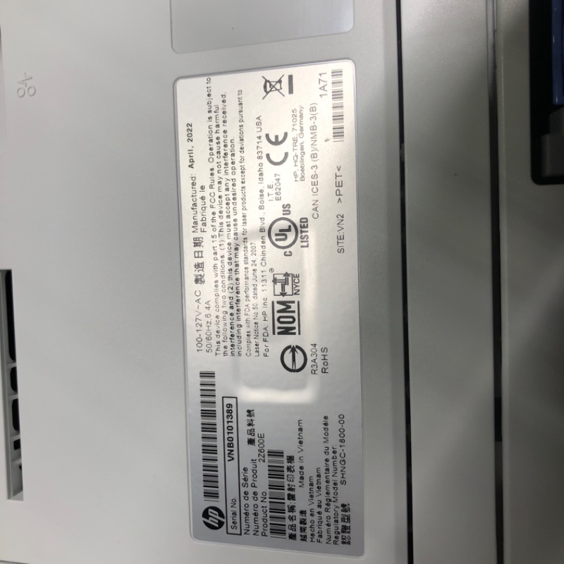 Photo 4 of HP LaserJet Pro 4001dne Black & White Printer with HP+ Smart Office Features New Version: HP+, LaserJet Pro 4001dne