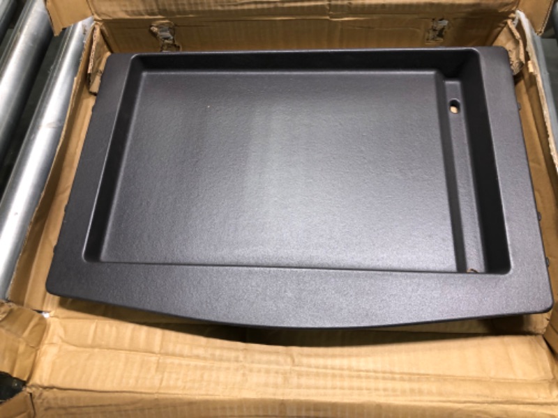 Photo 4 of 7599 Cast Iron Griddle Insert for Weber Genesis II 300/600 Series Gas Grill Genesis II E-310/315/325/330/610 S-310/335/345 Genesis II LX 3/4/6 Series Burner Grills Griddle Plate Replacement Parts