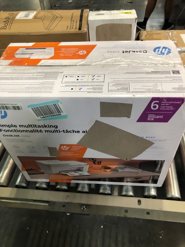 Photo 2 of HP DeskJet 4155e Wireless Color All-in-One Printer & 67XL Tri-Color High-Yield Ink Cartridge | 3YM58AN & 67XL Black High-Yield Ink Cartridge | 3YM57AN Printer + Tri-color Ink + Black Ink