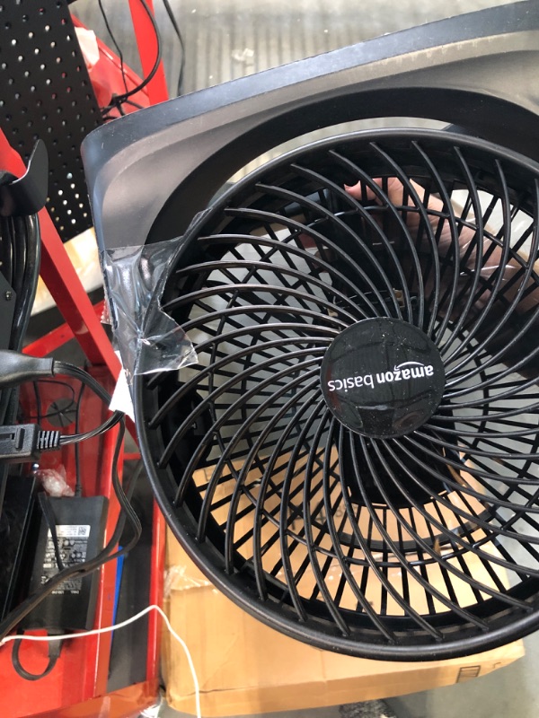 Photo 1 of Amazon Basics 3 Speed Small Room Air Circulator Fan, 11-Inch 11-Inch Air Circulator Fan