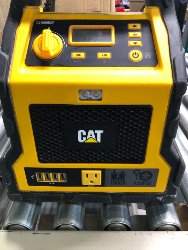 Photo 3 of CAT Personal Power Station Upgraded 1200 Peak AMP Faster Air Compressor 6.2 AMP USB Power Bank