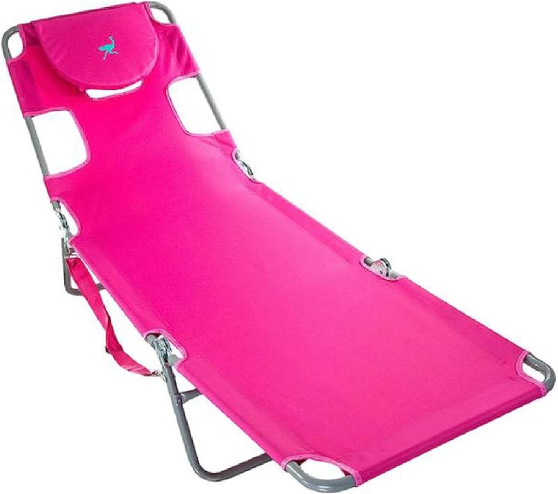 Photo 1 of 
Ostrich Chaise Lounge, Pink