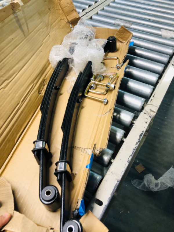 Photo 1 of Fits EZGO TXT Golf Cart Heavy Duty Rear Leaf Spring Kit with Bushings and U-Bolts