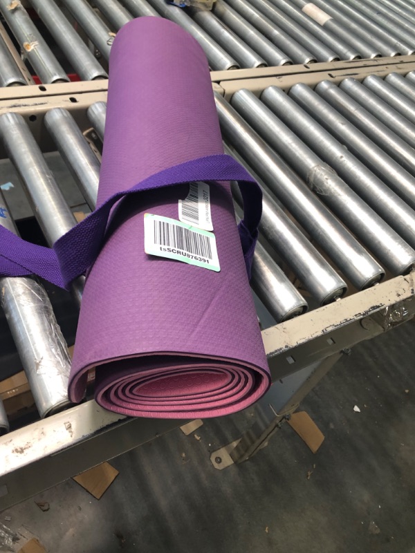 Photo 2 of  Workout Mat for Yoga,Pilates& Floor Exercise purple