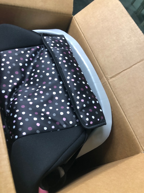 Photo 1 of Disney Baby Pronto! Belt-Positioning Booster Car Seat, Belt-Positioning Booster: 40–100 pounds, Minnie Dot Party